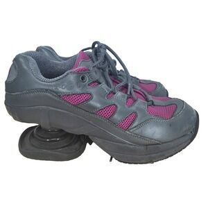 Z-Coil Freedom Sneakers Womens 8 Gray Pink Orthopedic Arch Support Shoes Athlete